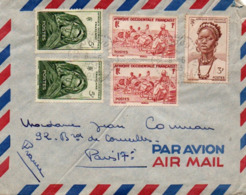 Niger Lettre Dogondoutchi 6 6 1953 ( Agence Postale ) Pays Dogon Cover Brief Carta - Cartas & Documentos
