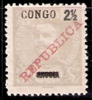 Congo, 1911, # 55, Traço Fino, MH - Portugiesisch-Kongo