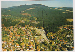 Braunlage Mit Eisstadion,Seilbahn Und Wurmberg Luftaufnahme Gelaufen 1981( AK 121 ) - Braunlage