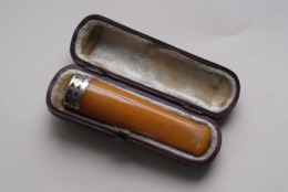 FUME Cigarettes OR Sur ARGENT Avec Etui ( Zie / Voir / See Photo ) Older One In Good Condition +/- 8 Cm. ! - Fuma Sigarette