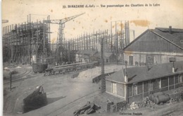 CPA 44 ST NAZAIRE VUE PANORAMIQUE DES CHANTIERS DE LA LOIRE - Saint Nazaire