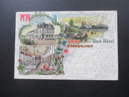 AK 1903 Lithografie / Künstlerkarte Gruss Aus Dem Bad Hotel Odenkirchen Mehrbildkarte Verlag Reisinger U. Co Köln - Souvenir De...