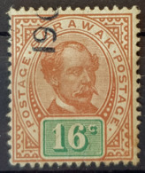 SARAWAK 1897 - Canceled - Sc# 17 - 16c - Sarawak (...-1963)