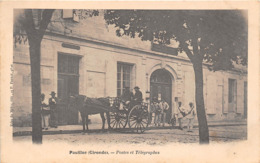 33-PAUILLAC- POSTES ET TELEGRAPHES - Pauillac