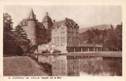 CPA 38 CHATEAU DE VIZILLE FACADE SUR LE PARC - Vizille