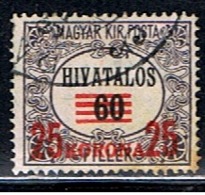 HONGRIE 506 // YVERT 10 // 1921 - Officials