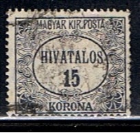 HONGRIE 508 // YVERT 13 // 1922-24 - Dienstzegels