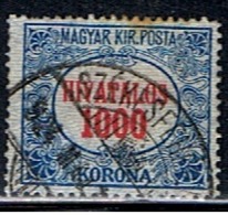 HONGRIE 513 // YVERT 22 // 1922-24 - Dienstmarken