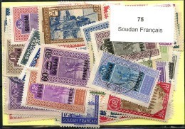 75 Timbres Soudan Francais - Other & Unclassified