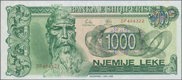 Albania / Albanien: 200, 500 And 1000 Leke 1992, P.52-54, Tiny Spot On The 500, Otherwise All In UNC - Albanien
