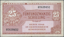 Austria / Österreich: 25 Schilling AMB 1944, P.108a, Lightly Toned Paper And Tiny Margin Split. Cond - Oesterreich