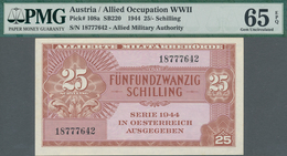 Austria / Österreich: 25 Schilling 1944 Allied Occupation WW II, P.108a, Uncirculated Note With Exce - Oostenrijk