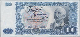 Austria / Österreich: 1000 Schilling 1954, P.135 With Portrait Of Anton Bruckner In Perfect UNC Cond - Oostenrijk