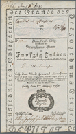 Austria / Österreich: Austria - Steyermark 50 Gulden 1767 Domestical Obligation, P.NL (Richter W17.2 - Austria