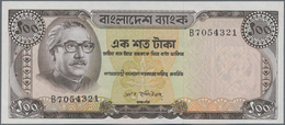 Bangladesh: 100 Taka ND(1972), P.12, Pinholes As Usually, Otherwise Perfect UNC. - Bangladesch