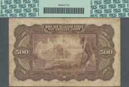 Belgian Congo / Belgisch Kongo: Banque Du Congo Belge 500 Francs ND(1941), P.18Aa, Highly Rare Bankn - Non Classificati