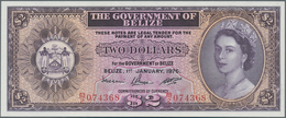 Belize: 2 Dollars January 1st 1976, P.34c In Perfect UNC Condition - Belice