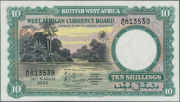 British West Africa: West African Currency Board 10 Shillings 1953, P.9a, Excellent Condition With A - Altri – Africa
