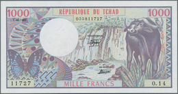 Chad / Tschad: 1000 Francs 1980, P.7 In Perfect UNC Condition. - Chad