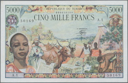 Chad / Tschad: Republique Du Tchad 5000 Francs 1980, P.8, Very Popular And Rare Note In Excellent Co - Ciad