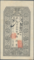 China: Hio Lung Kiang Government Bank 5 Coppers 1913, P.S1474, Soft Folds At Centerand Upper Left Co - China