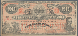 Colombia / Kolumbien: Banco Nacional De La República De Colombia 50 Pesos 1900, P.279, Almost Perfec - Kolumbien