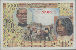 Comoros / Komoren: Banque De Madagascar Et Des Comores 5000 Francs ND(1960-63), P.6c, Very Popular A - Comore