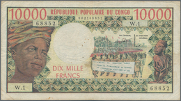 Congo / Kongo: République Populaire Du Congo 10.000 Francs ND(1974-81), P.5a, Still Nice And Rare No - Ohne Zuordnung