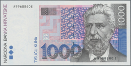 Croatia / Kroatien: Pair With 500 And 1000 Kuna 1993, P.34, 35, Both In Perfect UNC Condition. (2 Pc - Kroatien