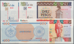 Cuba: Huge Lot With 38 Banknotes Of The Foreign Exchange Certificates Series 1 - 500 Pesos ND(1985)- - Kuba