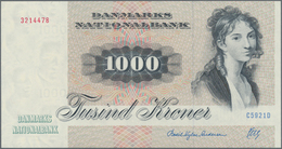 Denmark  / Dänemark: 1000 Kroner (19)92, P.53g In Perfect UNC Condition. - Dinamarca