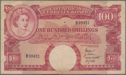 East Africa / Ost-Afrika: The East African Currency Board 100 Shillings ND(1958), P.40, Rare Banknot - Autres - Afrique