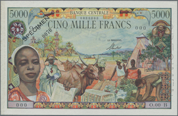 Equatorial African States: Banque Centrale - États De L'Afrique Équatoriale 5000 Francs ND(1963) SPE - Otros – Africa