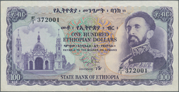 Ethiopia / Äthiopien: State Bank Of Ethiopia 100 Dollars ND(1961) Signature Title: Acting Governor, - Etiopia