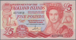 Falkland Islands / Falkland Inseln: The Government Of The Falkland Islands Pair With 1 Pound 1984 An - Falklandeilanden