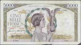 France / Frankreich: Large Lot Of 25 MOSTLY CONSECUTIVE Notes Of 5000 Francs "Victoire" 1943 P. 97 N - Altri & Non Classificati