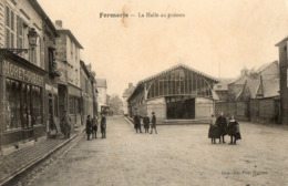 CPA. FORMERIE. La Halle Au Poisson.  1915. - Halles