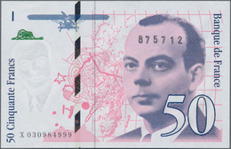 France / Frankreich: Banque De France 50 Francs (1992), Series "X" Proof Without Underprint Color, M - Sonstige & Ohne Zuordnung