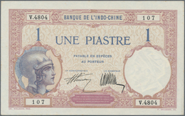 French Indochina / Französisch Indochina: Banque De L'Indo-Chine Set With 6 Banknotes Of The ND(1921 - Indocina