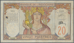 French Indochina / Französisch Indochina: Banque De L'Indochine 20 Piastres ND(1928-31), P.50, Still - Indochine