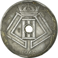 Monnaie, Belgique, 25 Centimes, 1942, TB+, Zinc, KM:132 - 25 Centimes