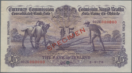 Ireland / Irland: The Bank Of Ireland 5 Pounds 1978 "Ploughman" With Signatures: Brennan & Gargan Co - Irlande