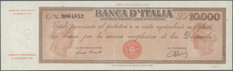Italy / Italien: 10.000 Lire 1948 P. 87a, Bi821, Probably Pressed, But Still Strong Paper And Nice C - Andere & Zonder Classificatie