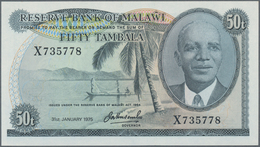 Malawi: Reserve Bank Of Malawi 50 Tambala 1975, P.9c In Perfect UNC Condition. - Malawi