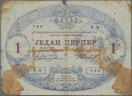 Montenegro: Military Government District Command Set With 6 Banknotes Comprising 10 Perpera 1914 (19 - Otros – Europa