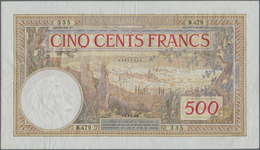 Morocco / Marokko: Banque D'État Du Maroc 500 Francs 1948, P.15b, Nice Original Shape With Crisp Pap - Marocco