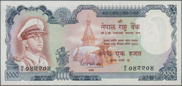 Nepal: 1000 Rupees ND(1972), P.21 In Perfect UNC Condition. - Népal