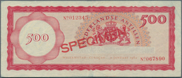 Netherlands Antilles / Niederländische Antillen: Bank Van De Nederlandse Antillen 500 Gulden 1962 SP - Antillas Neerlandesas (...-1986)