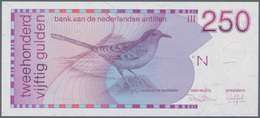 Netherlands Antilles / Niederländische Antillen: 250 Gulden 1986, P.27a In Perfect UNC Condition. - Niederländische Antillen (...-1986)