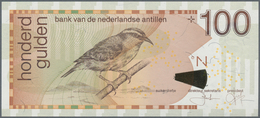 Netherlands Antilles / Niederländische Antillen: Pair With 50 Gulden 2006 P.30d (UNC) And 100 Gulden - Antillas Neerlandesas (...-1986)
